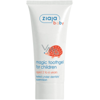 Ziaja Baby Magic Toothgel von 2 bis 6 Jahren Zahnpasta mit Fluor für Kinder 50 ml