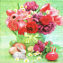 Ditipo Papierservietten 3-lagig 33 x 33 cm 20 Stück Osterblumen