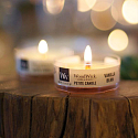 WoodWick Vanilla Bean - Vanilleschote-Duftkerze mit zierlichem Holzdocht 31 g