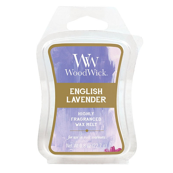WoodWick English Lavender - Artisan Duftwachs für Duftlampe 22,7 g