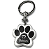 Nekupto Pets Schlüsselbund Retriever in Pfotenform 40 x 85 x 3 mm