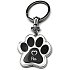 Nekupto Pets Schlüsselanhänger in Form einer Pfote Hund 40 x 85 x 3 mm