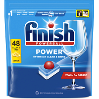 Finish Tabs für Geschirrspüler All in 1 Max Lemon, 48 Stk