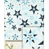 Nekupto Geschenkpapier 70 x 200 cm Weihnachten Silber, blaue Sterne 1 Rolle BVC 2015