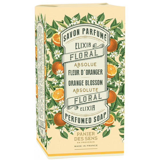 Panier des Sens Orangenblüte dreimal extra fein gemahlene Seife 150 g