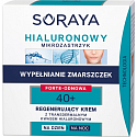 Soraya Hyaluronic Micro-Injection 40+ Regenerationscreme mit transdermaler Hyaluronsäure pro Tag / Nacht 50 ml