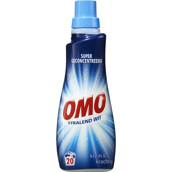 Omo Stralend Wit Waschgel, weiß 20 Dosen 700 ml