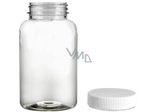 Flasche aus transparentem Kunststoff, mit Deckel 100 ml