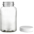 Flasche aus transparentem Kunststoff, mit Deckel 100 ml