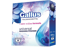 Gallus Waschpulver Universal, 10 Dosen, 600 g