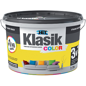 Het Klasik Color Malerfarbe, 0618 satar Gelb, 7+1 kg