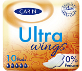 Carin Ultra Wings Damenbinden, 10 Stück