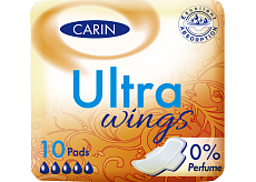 Carin Ultra Wings Damenbinden, 10 Stück