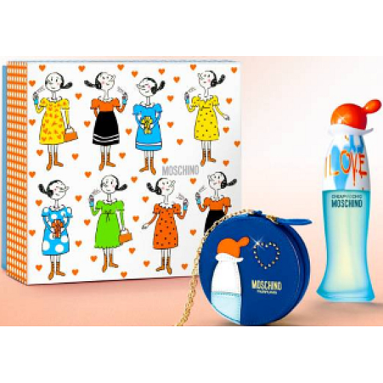 Moschino I Love Love EdT 50 ml Eau de Toilette + Geschenkset