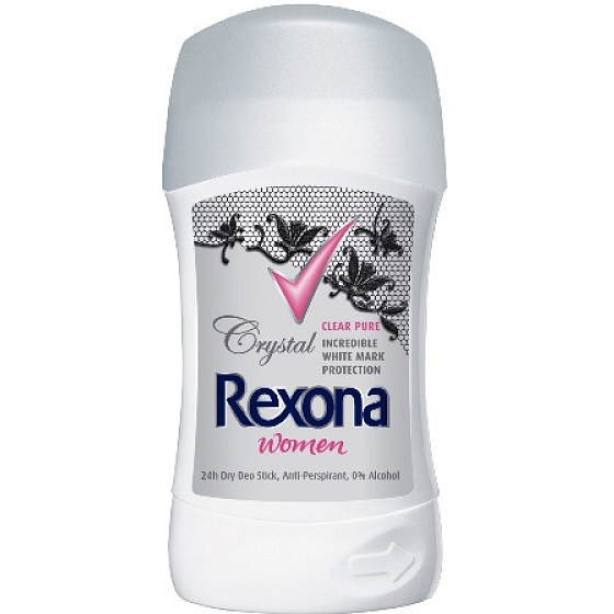 Rexona Crystal Clear Pure Antitranspirant Deodorant Stick für Frauen 40 ml