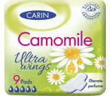 Carin Ultra Wings Kamille Damenbinden, 9 Stück