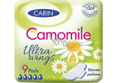 Carin Ultra Wings Kamille Damenbinden, 9 Stk