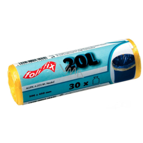 Folifix Müllbeutel, 7 µm, 20 Liter, 50 x 45 cm 30 Stück