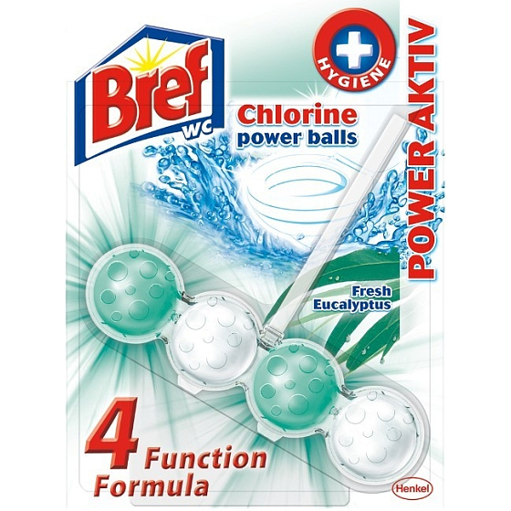 Bref Power Aktiv 4 Formel Chlor Fresh Eucalyptus WC Block 50 g