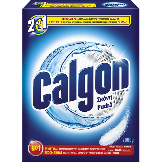 Calgon 2in1 Wasserenthärterpulver gegen Kalk 2000 g