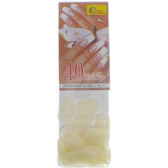 Absolute Cosmetics 40 Nagelspitzen Professional Artificial Nails 0404 Active 40 Stück