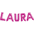 Albi Aufblasbarer Name Laura 49 cm