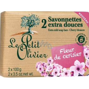 Le Petit Olivier Kirschblüte extra feine Toilettenseife 2 x 100 g