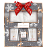 Grace Cole Toasted Praline & Sweet Vanilla Slipper 1 Paar + Fußreinigungsgel 100 ml + Fußcreme 100 ml + Badesalz 80 g, Kosmetikset für Damen