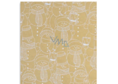 Zoewie Geschenkpapier 70 x 150 cm Weihnachten Simply The Best natürliche Schneemänner