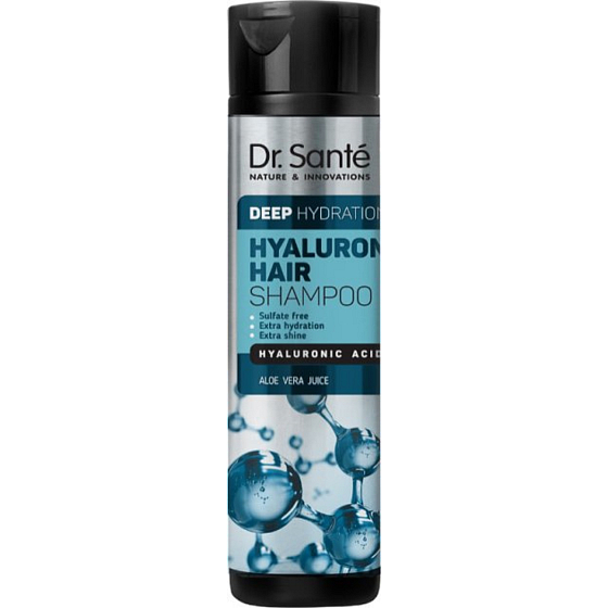 Dr. Santé Hyaluron Hair Deep Hydration Shampoo für trockenes, stumpfes und brüchiges Haar 250 ml