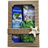 Karima Totes Meer Duschgel mit Totes Meer Salz 280 ml + Toilettenseife mit Totes Meer Salz 100 g + Massagewaschlappen, Kosmetikset