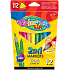 Colorino 2in1 Marker doppelseitiger Pinsel und dünne Spitze 12 Farben