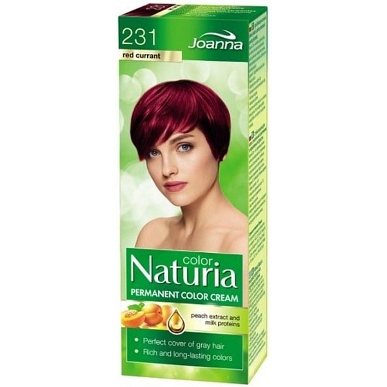 Joanna Naturia Haarfarbe mit Milchproteinen 231 Rote Johannisbeere