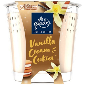 Glade Duftkerze Maxi Vanilla Cream Cookies, 204 g