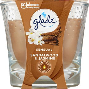 Glade Duftkerze Sandalwood & Jasmine, 112 g