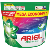 Ariel All in 1 Pods Color gelové kapsle na praní na barevné prádlo 60 kusů