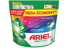 Ariel All in 1 Pods Color gelové kapsle na praní na barevné prádlo 60 kusů