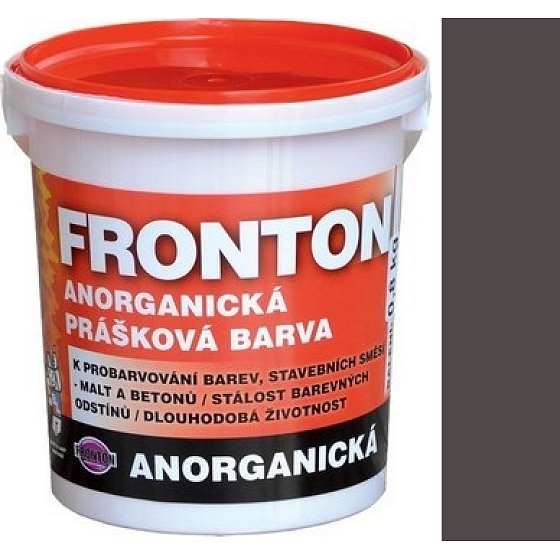 Fronton Anorganischer Pulverlack Grau für den Innen- und Außenbereich 800 g