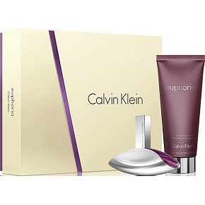 Calvin Klein Euphoria parfümiertes Wasser 50 ml + Körperlotion für Frauen 200 ml, Geschenkset 2015 Calvin Klein Euphoria parfümiertes Wasser 50 ml + Körperlotion für Frauen 200 ml, Geschenkset 2015