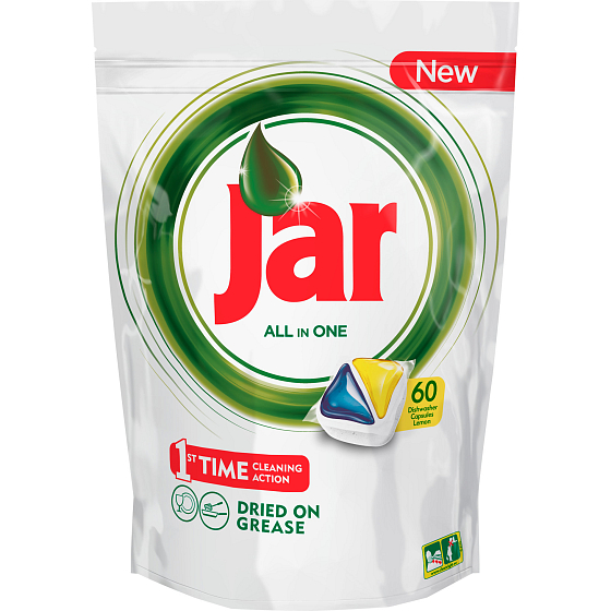 Jar All in One Zitronenkapseln für Geschirrspüler 60 Stück