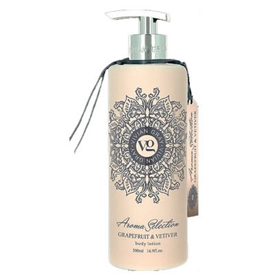 Vivian Grey Aroma Selection Grapefruit & Vetiver Luxus cremige Körperlotion mit 500 ml Spender