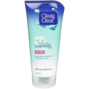 Clean & Clear Deep Action Cream Wash Tiefenreinigungscreme Emulsion 150 ml