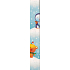 Ditipo Geschenkpapier 70 x 200 cm Weihnachtsblaue Pinguine 2013904