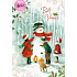 Ditipo Spielkarte im Cover von White Christmas Karel Svoboda Drei Nüsse 224 x 157 mm