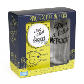 Albi Můj Bar Set aus einem Pintglas mit Flaschenöffner Bier und Fußball warten nicht 500 ml Albi Můj Bar Set aus einem Pintglas mit Flaschenöffner Bier und Fußball warten nicht 500 ml