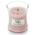 WoodWick Rosewood - Duftkerze aus Palisander mit Holzdocht und Deckelglas klein 85 g
