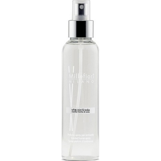 Millefiori Milano Natural White Mint & Tonka - Weiße Minze und Tonkabohnen Home Spray 150 ml