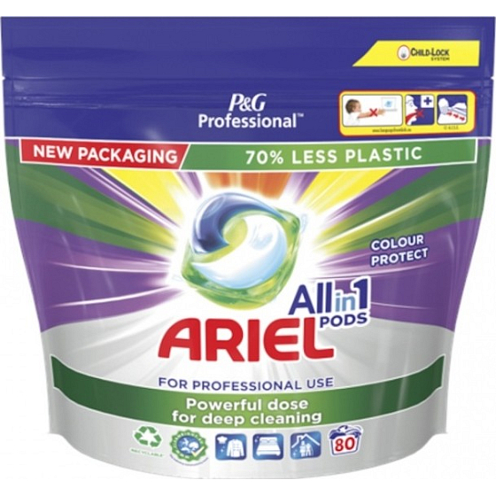 Ariel All-in-1 Pods Farbgelkapseln für bunte Wäsche 80 Stück