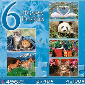 EP Line Baby Genius 6in1 Puzzle 496 Teile, empfohlen ab 3 Jahren