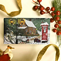 English Soap Winter landscape - Ivy & Holly Christmas natürliche parfümierte Toilettenseife mit Sheabutter 190 g